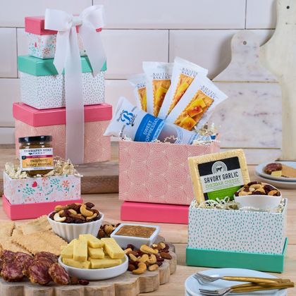 Meat & Cheese Gift Tower