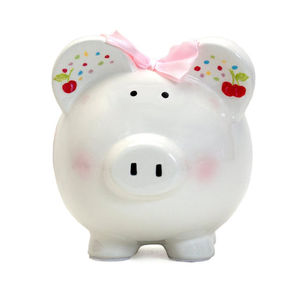 Sprinkle Cupcake Large Piggy Bank