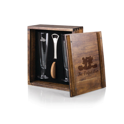 Mickey & Minnie Mouse - Beverage Glass Set