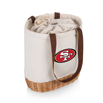 San Francisco 49ers - Pico Willow and Canvas Lunch Basket