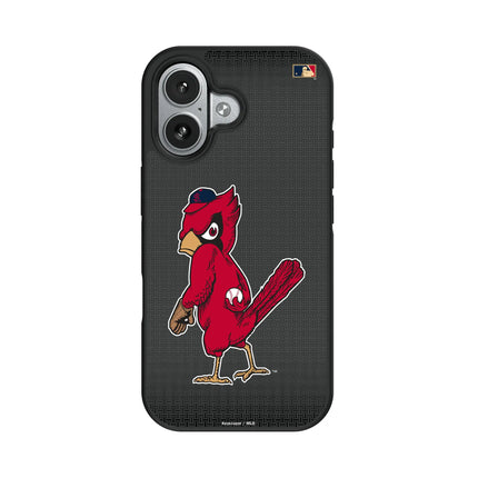 St Louis Cardinals 1950s - Cooperstown Collection Linen Bump Phone Case for Apple iPhone