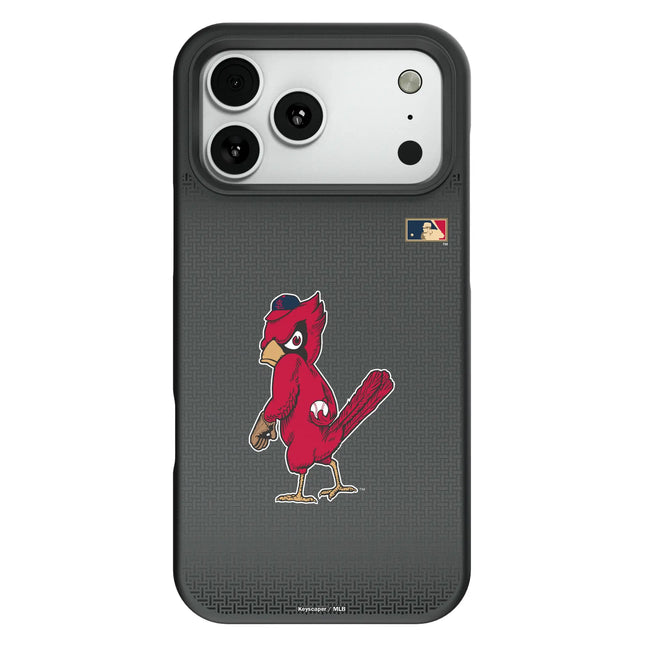 St Louis Cardinals 1950s - Cooperstown Collection Linen Bump Phone Case for Apple iPhone