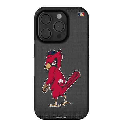 St Louis Cardinals 1950s - Cooperstown Collection Linen Bump Phone Case for Apple iPhone