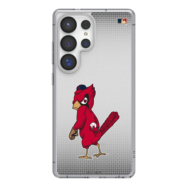 St Louis Cardinals 1950s - Cooperstown Collection Linen Clear Phone Case for Samsung Galaxy