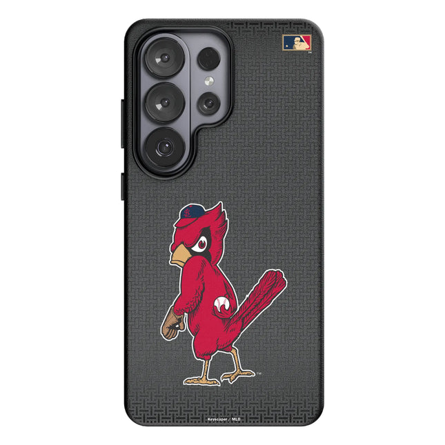 St Louis Cardinals 1950s - Cooperstown Collection Linen MagSafe Compatible Phone Case for Samsung Galaxy