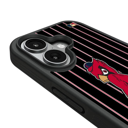 St Louis Cardinals 1950s - Cooperstown Collection Pinstripe Bump Phone Case for Apple iPhone