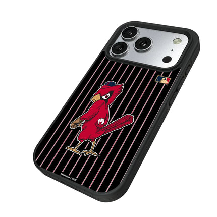 St Louis Cardinals 1950s - Cooperstown Collection Pinstripe Bump Phone Case for Apple iPhone