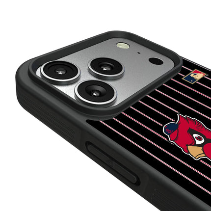 St Louis Cardinals 1950s - Cooperstown Collection Pinstripe Bump Phone Case for Apple iPhone