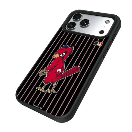 St Louis Cardinals 1950s - Cooperstown Collection Pinstripe Bump Phone Case for Apple iPhone