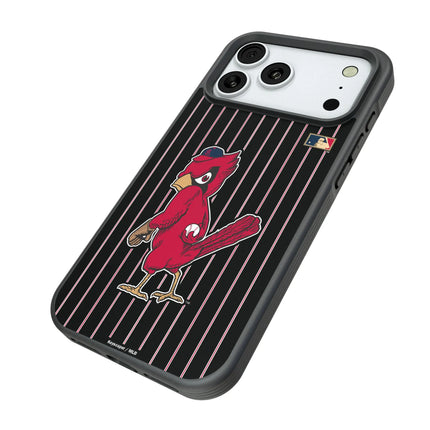 St Louis Cardinals 1950s - Cooperstown Collection Pinstripe Bump Phone Case for Apple iPhone