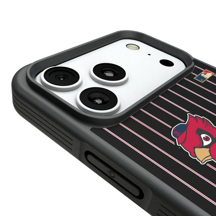 St Louis Cardinals 1950s - Cooperstown Collection Pinstripe Bump Phone Case for Apple iPhone