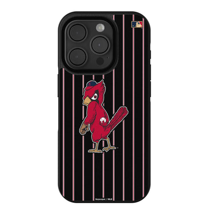 St Louis Cardinals 1950s - Cooperstown Collection Pinstripe Bump Phone Case for Apple iPhone