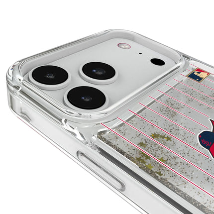 St Louis Cardinals 1950s - Cooperstown Collection Pinstripe Glitter Phone Case for Apple iPhone