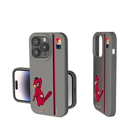 St Louis Cardinals 1950s - Cooperstown Collection Sidebar Soft Touch Phone Case for Apple iPhone