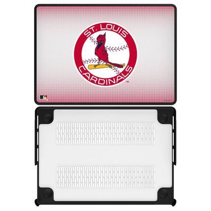 St Louis Cardinals 1966-1997 - Cooperstown Collection Linen Laptop Case for Apple MacBook