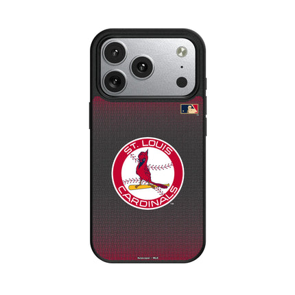 St Louis Cardinals 1966-1997 - Cooperstown Collection Linen MagSafe Compatible Phone Case for Apple iPhone