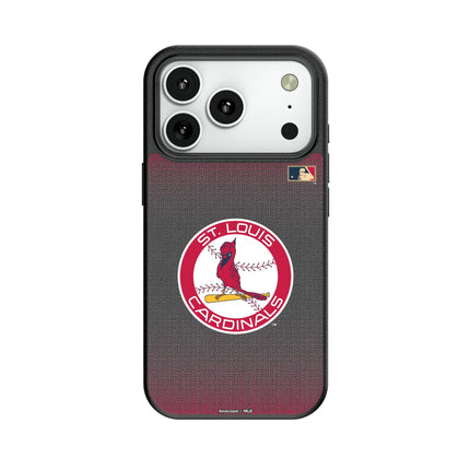 St Louis Cardinals 1966-1997 - Cooperstown Collection Linen MagSafe Compatible Phone Case for Apple iPhone