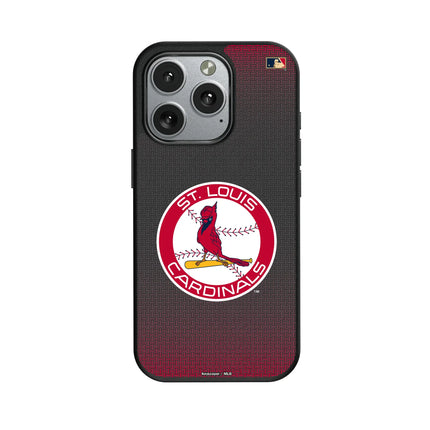 St Louis Cardinals 1966-1997 - Cooperstown Collection Linen MagSafe Compatible Phone Case for Apple iPhone