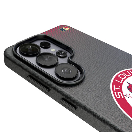 St Louis Cardinals 1966-1997 - Cooperstown Collection Linen MagSafe Compatible Phone Case for Samsung Galaxy