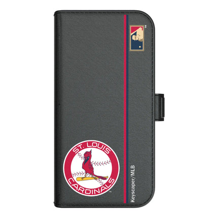 St Louis Cardinals 1966-1997 - Cooperstown Collection Sidebar Folio 2.0 Case for Apple iPhone