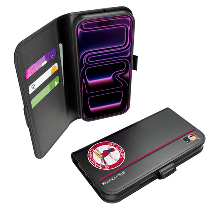 St Louis Cardinals 1966-1997 - Cooperstown Collection Sidebar Folio 2.0 Case for Apple iPhone