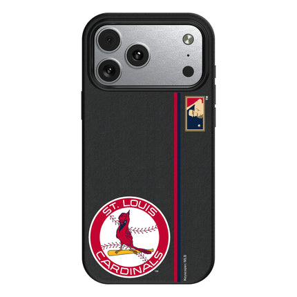 St Louis Cardinals 1966-1997 - Cooperstown Collection Sidebar MagSafe Compatible Phone Case for Apple iPhone