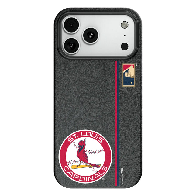 St Louis Cardinals 1966-1997 - Cooperstown Collection Sidebar MagSafe Compatible Phone Case for Apple iPhone