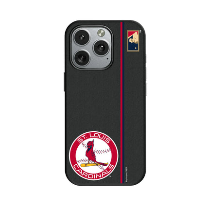 St Louis Cardinals 1966-1997 - Cooperstown Collection Sidebar MagSafe Compatible Phone Case for Apple iPhone
