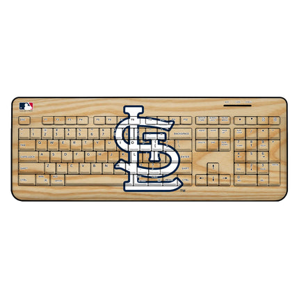St Louis Cardinals Baseball Bat Wireless USB Keyboard