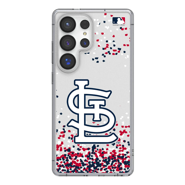 St Louis Cardinals Confetti Clear Phone Case for Samsung Galaxy