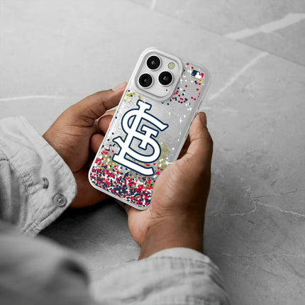 St Louis Cardinals Confetti Glitter Phone Case for Apple iPhone