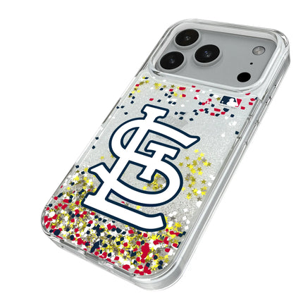 St Louis Cardinals Confetti Glitter Phone Case for Apple iPhone