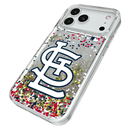 St Louis Cardinals Confetti Glitter Phone Case for Apple iPhone