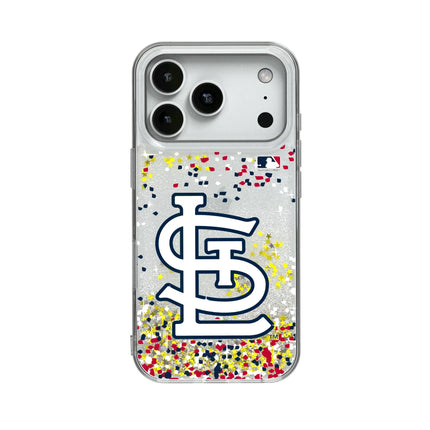 St Louis Cardinals Confetti Glitter Phone Case for Apple iPhone