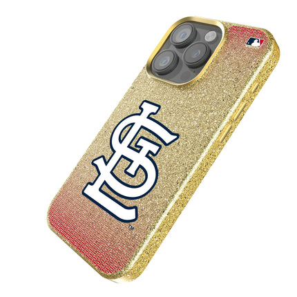 St Louis Cardinals Linen Bling Phone Case for Apple iPhone