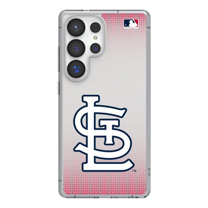 St Louis Cardinals Linen Clear Phone Case for Samsung Galaxy