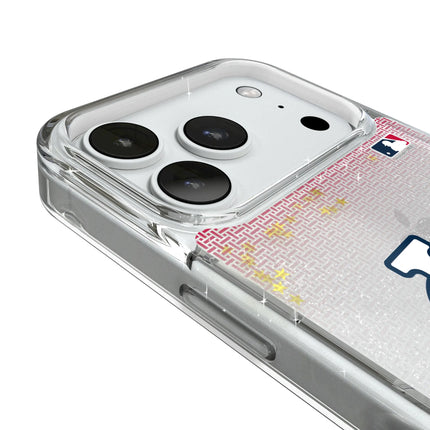 St Louis Cardinals Linen Glitter Phone Case for Apple iPhone