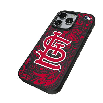 St Louis Cardinals Paisley MagSafe Compatible Phone Case for Apple iPhone