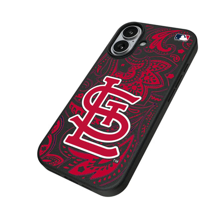 St Louis Cardinals Paisley MagSafe Compatible Phone Case for Apple iPhone