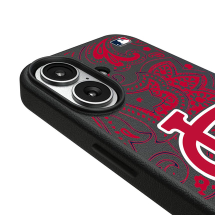 St Louis Cardinals Paisley MagSafe Compatible Phone Case for Apple iPhone