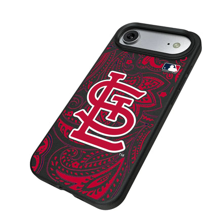 St Louis Cardinals Paisley MagSafe Compatible Phone Case for Apple iPhone