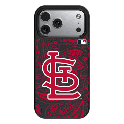 St Louis Cardinals Paisley MagSafe Compatible Phone Case for Apple iPhone