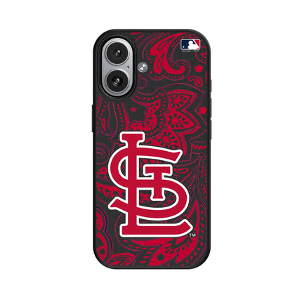 St Louis Cardinals Paisley MagSafe Compatible Phone Case for Apple iPhone