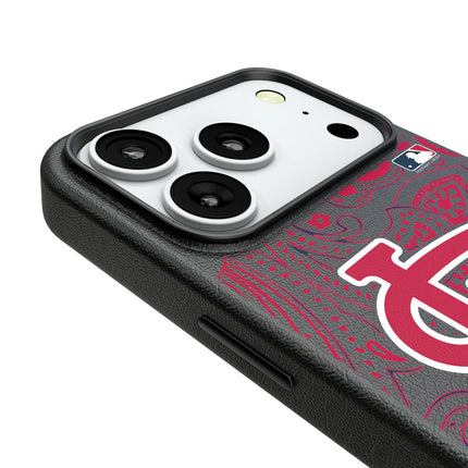 St Louis Cardinals Paisley MagSafe Compatible Phone Case for Apple iPhone