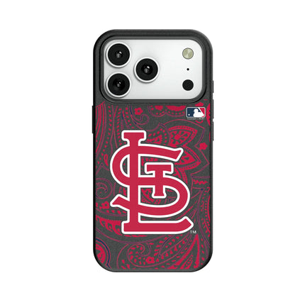 St Louis Cardinals Paisley MagSafe Compatible Phone Case for Apple iPhone