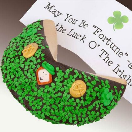 St. Patrick's Day Giant Fortune Cookie