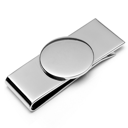 Stainless Steel Engravable Money Clip