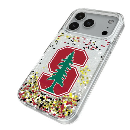 Stanford University Cardinal Confetti Glitter Phone Case for Apple iPhone