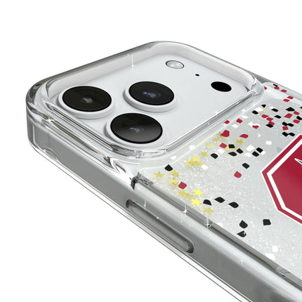 Stanford University Cardinal Confetti Glitter Phone Case for Apple iPhone