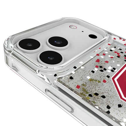 Stanford University Cardinal Confetti Glitter Phone Case for Apple iPhone